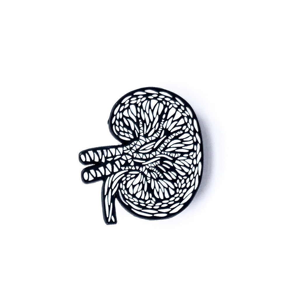 Kidney Enamel Pin