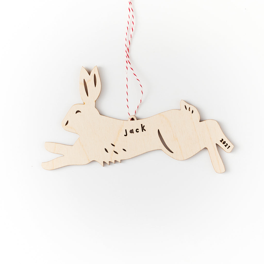 Custom Rabbit Ornament