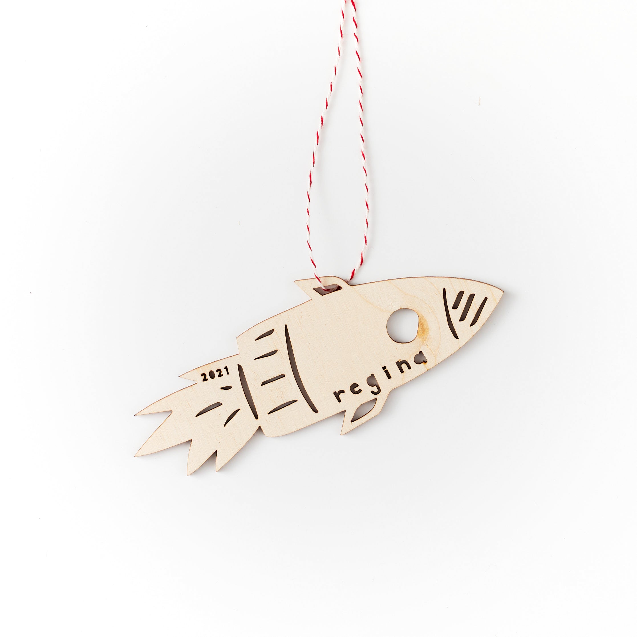 Custom Rocket Space Ship Ornament