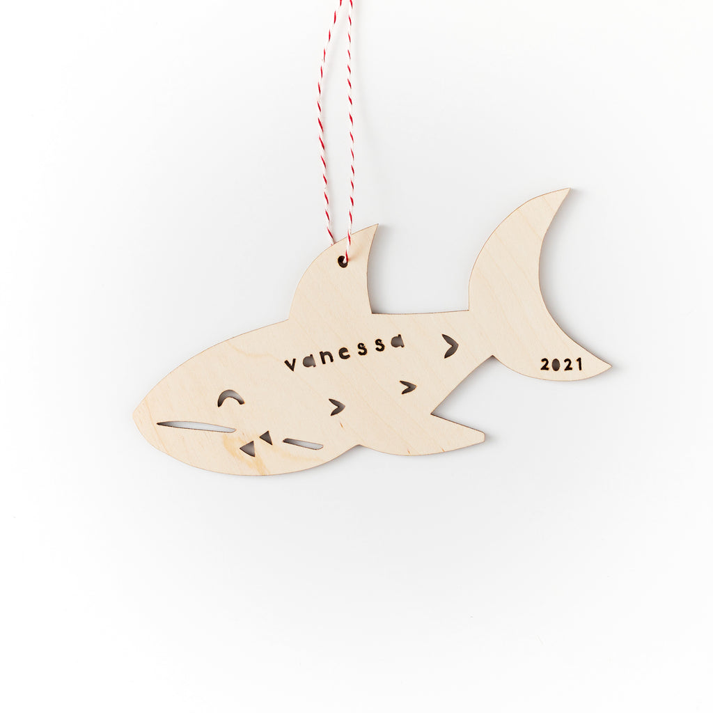 Custom Shark Ornament