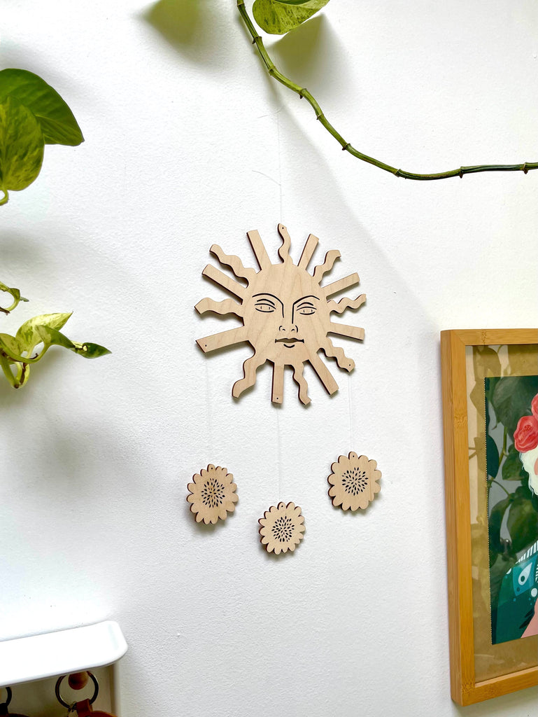 The Sun Tarot Inspired Mobile DIY Wall Hanging