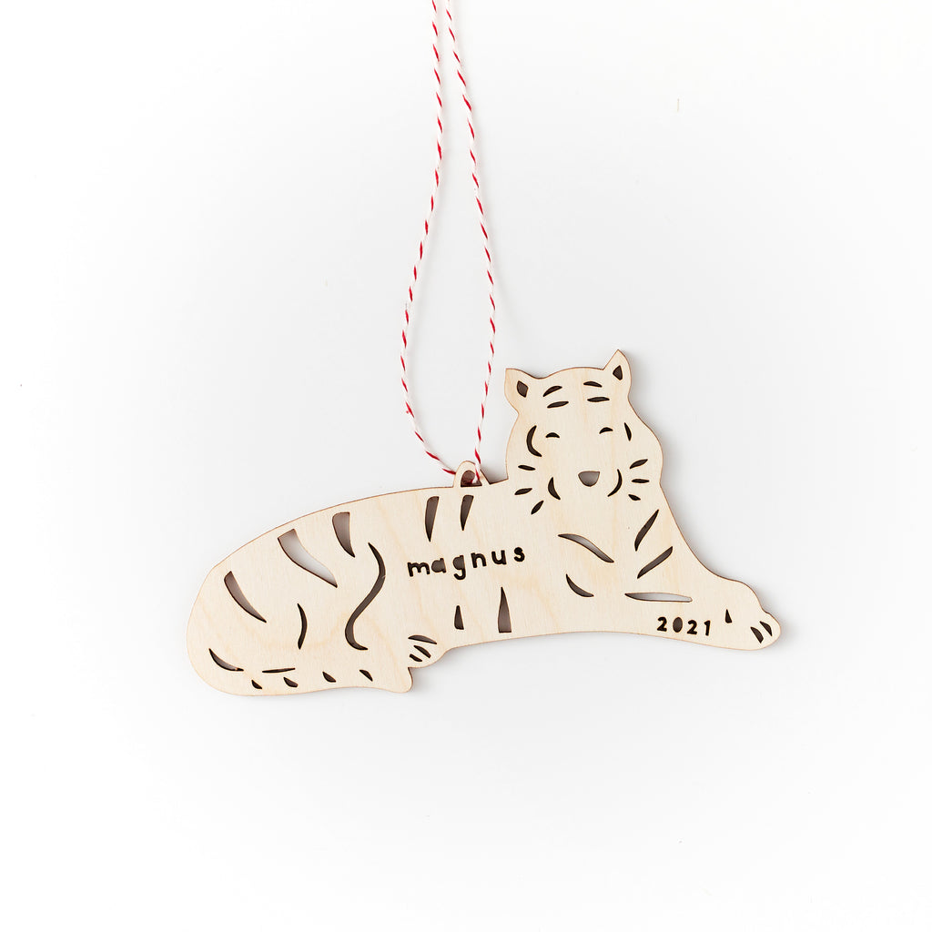 Custom Tiger Ornament